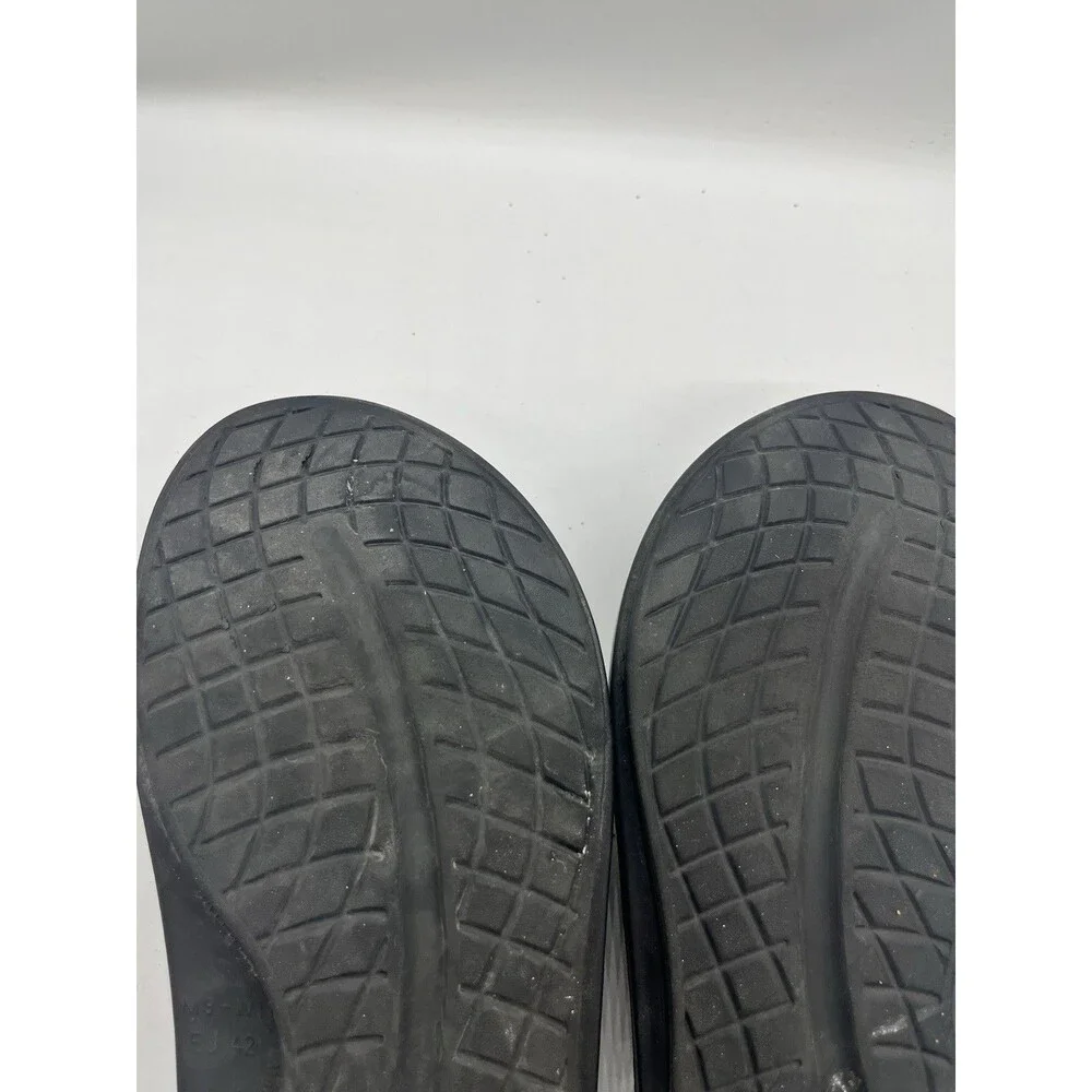 OOFOS OOriginal Black Thong Sandals Flip Flops Recovery Men's Size 9 Womens 11